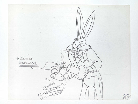 BUGS BUNNY : Original copy from 1949 from Virgil Ross Archive (Warner Bros.). For Sale on FLIP Gallery
