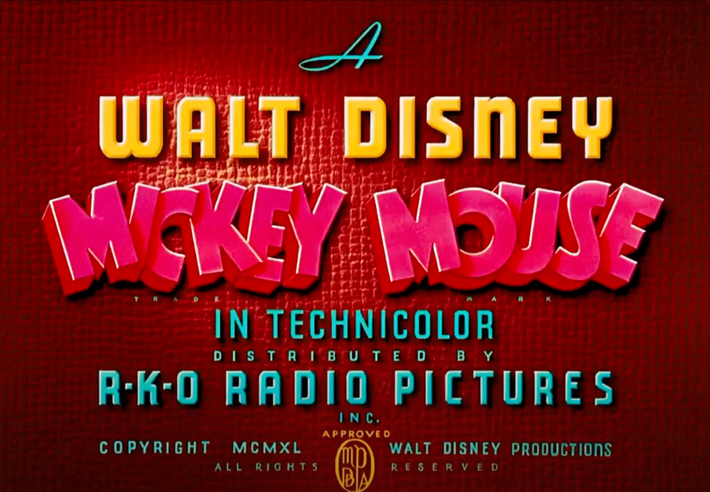 MICKEY MOUSE : Original Pan Animation Drawing (Walt Disney, 1940)