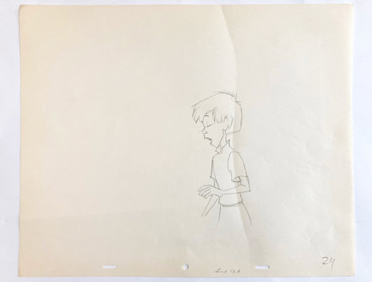 Walt Disney Original Animation Art Drawing