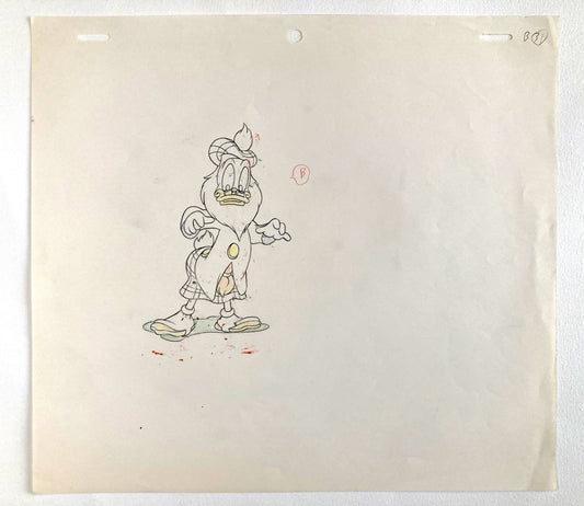 Original Animation Production Drawing from DuckTales