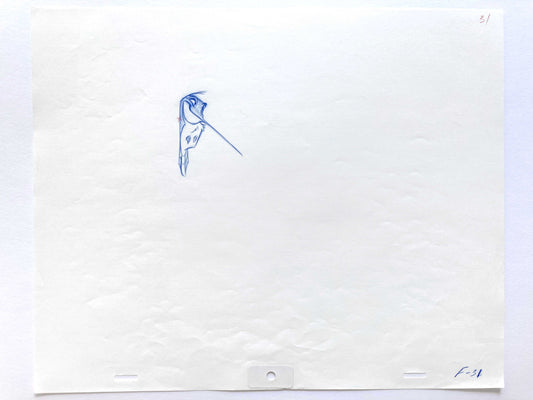 Original Animation Production Art of Flit from Pocahontas (Walt Disney Studios)
