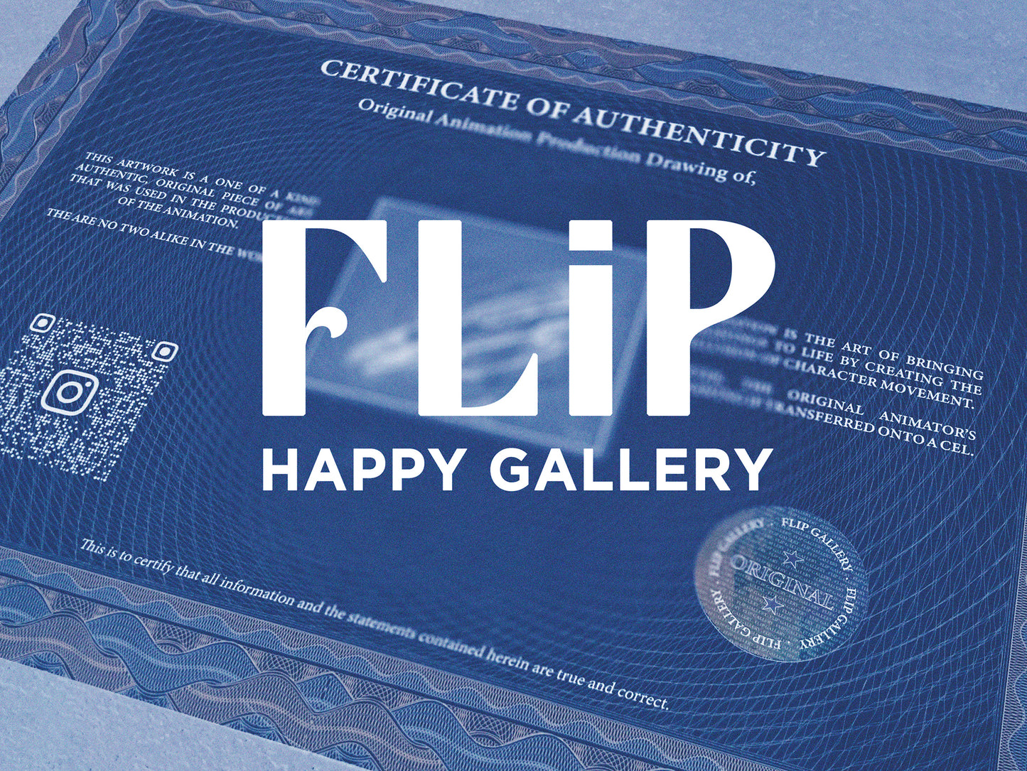 Certificate of Authenticity FLIP Gallery