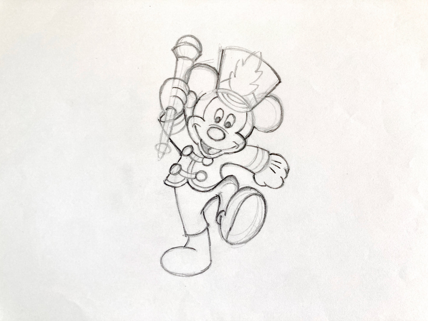 MICKEY MOUSE : Original Animation Drawing Tv Commercial (W. Disney, 1980s)
