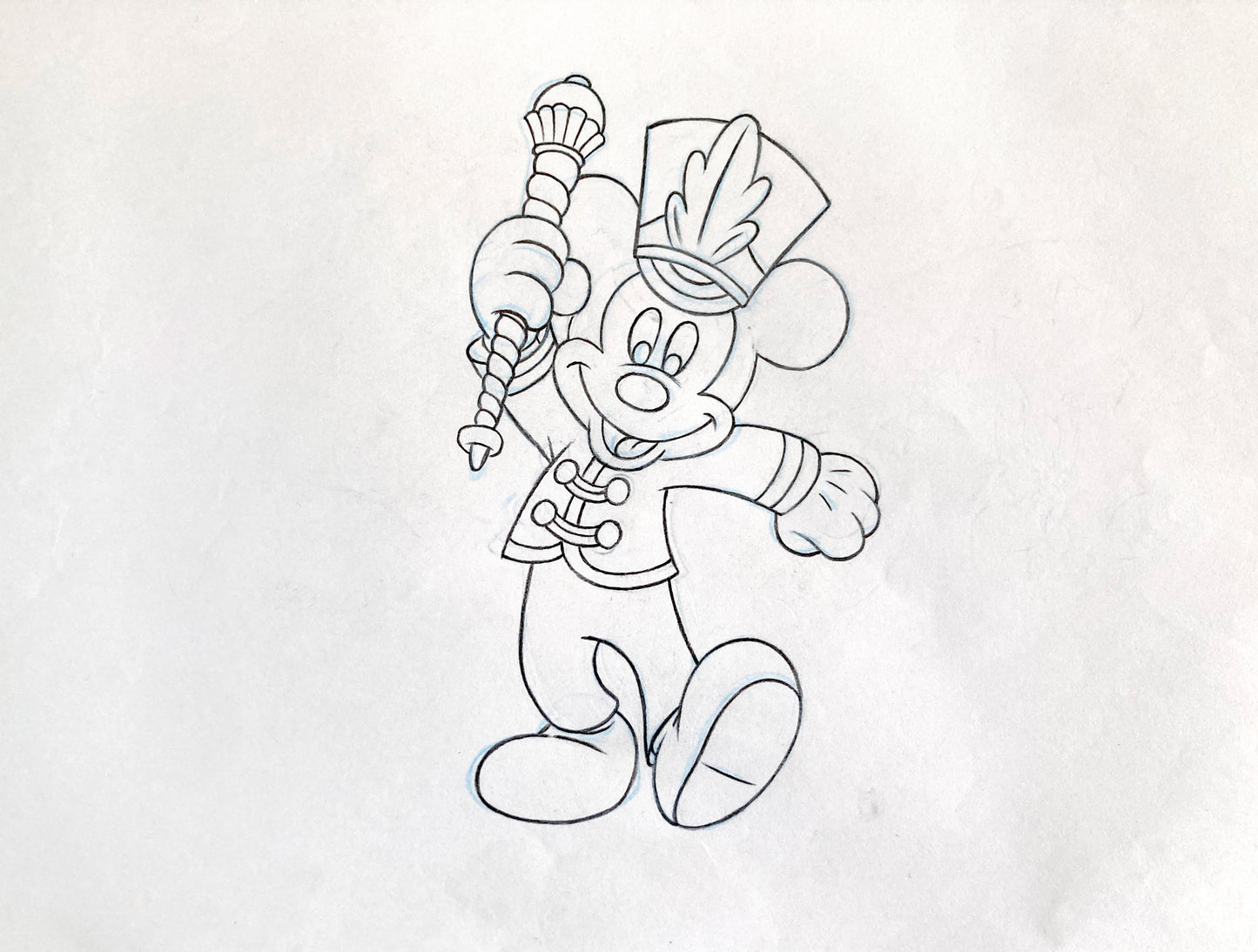 MICKEY MOUSE : Original Animation Drawing Tv Commercial (W. Disney, 1980s)