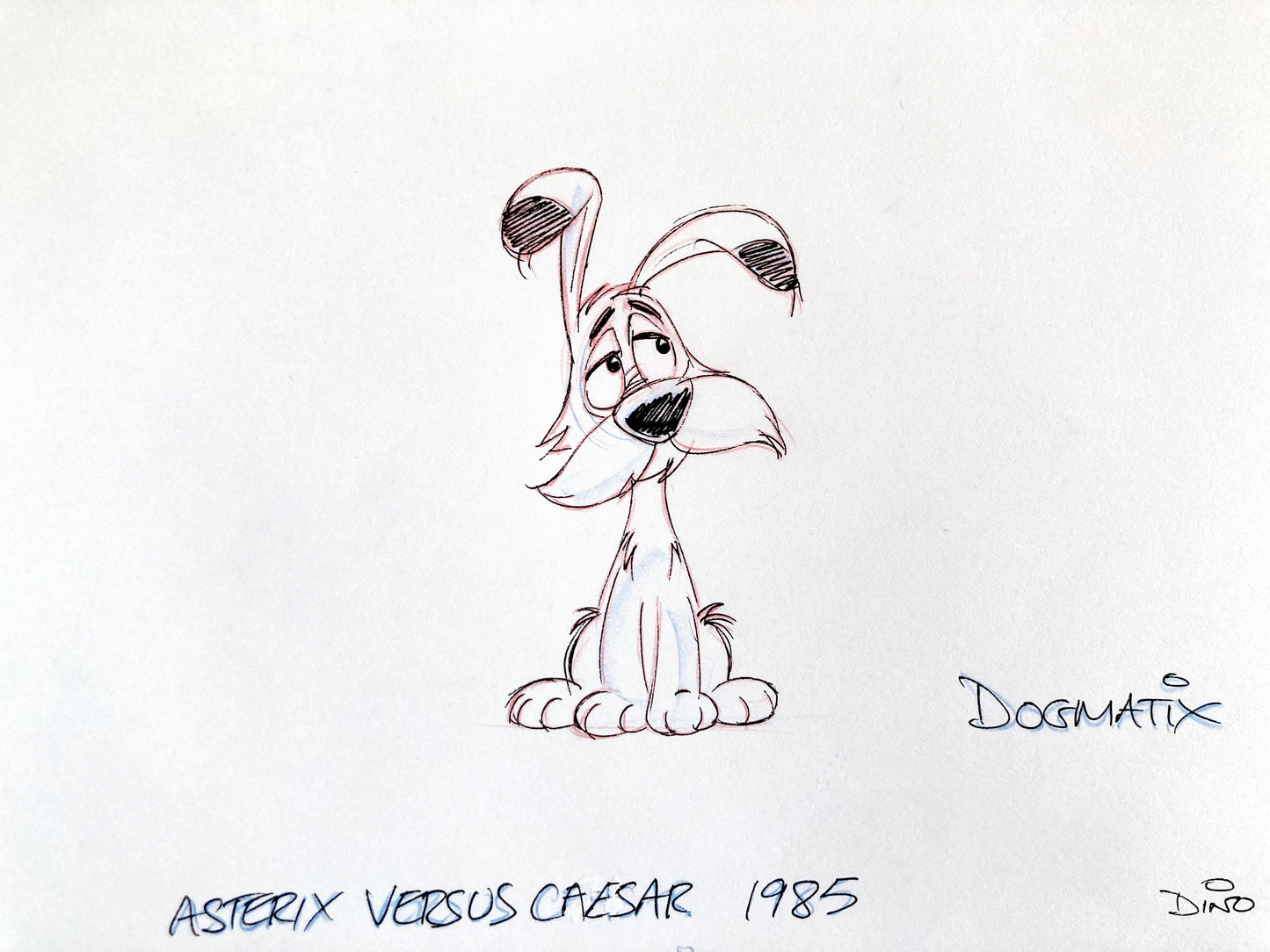Asterix Versus Caesar - Original Animation Art Signed by Dino Athanassiou (Gaumont Studios, 1985)