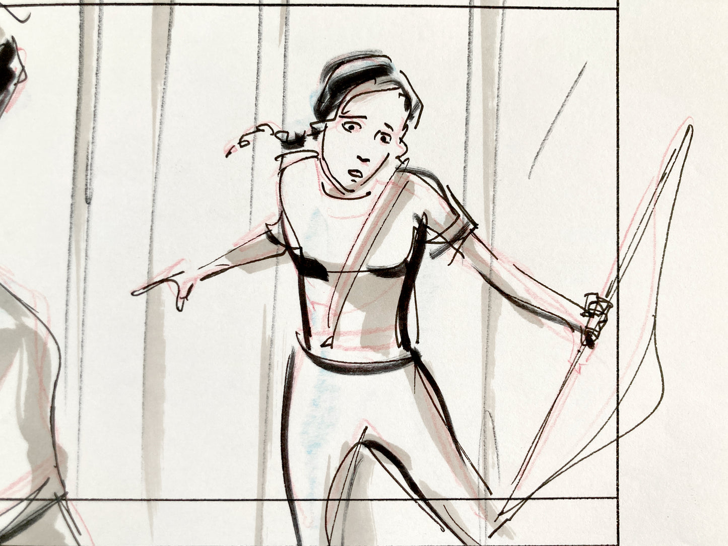 THE HUNGER GAMES : Original Storyboard Art Signed (Lions Gate, 2012)