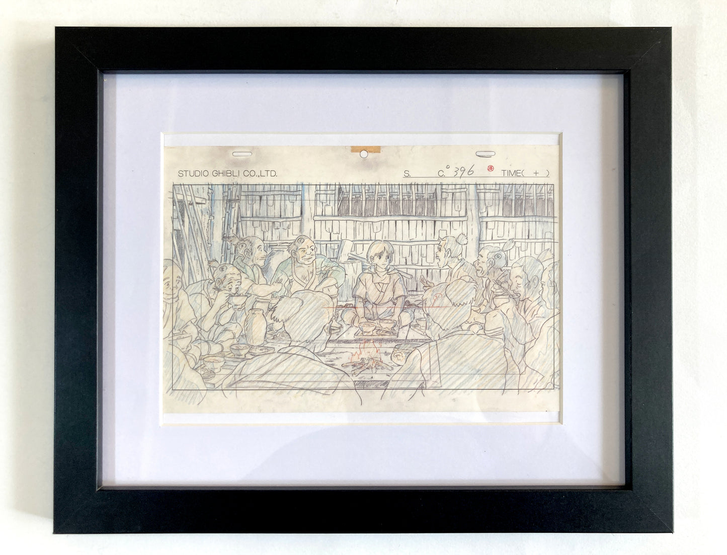 Studio GHIBLI : Princess Mononoke - FRAMED Vintage Layout (1997)
