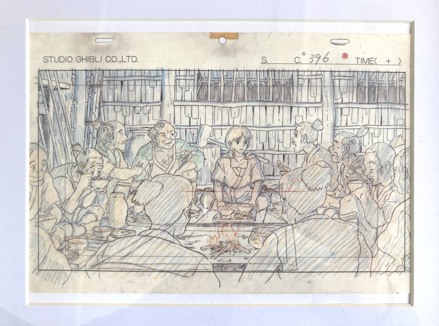 Studio GHIBLI : Princess Mononoke - FRAMED Vintage Layout (1997)