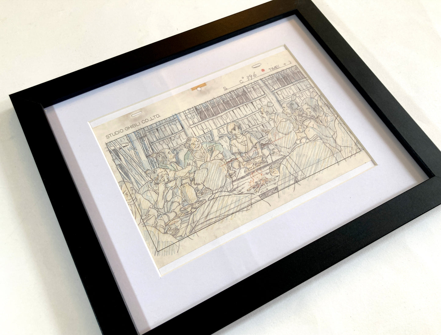Studio GHIBLI : Princess Mononoke - FRAMED Vintage Layout (1997)
