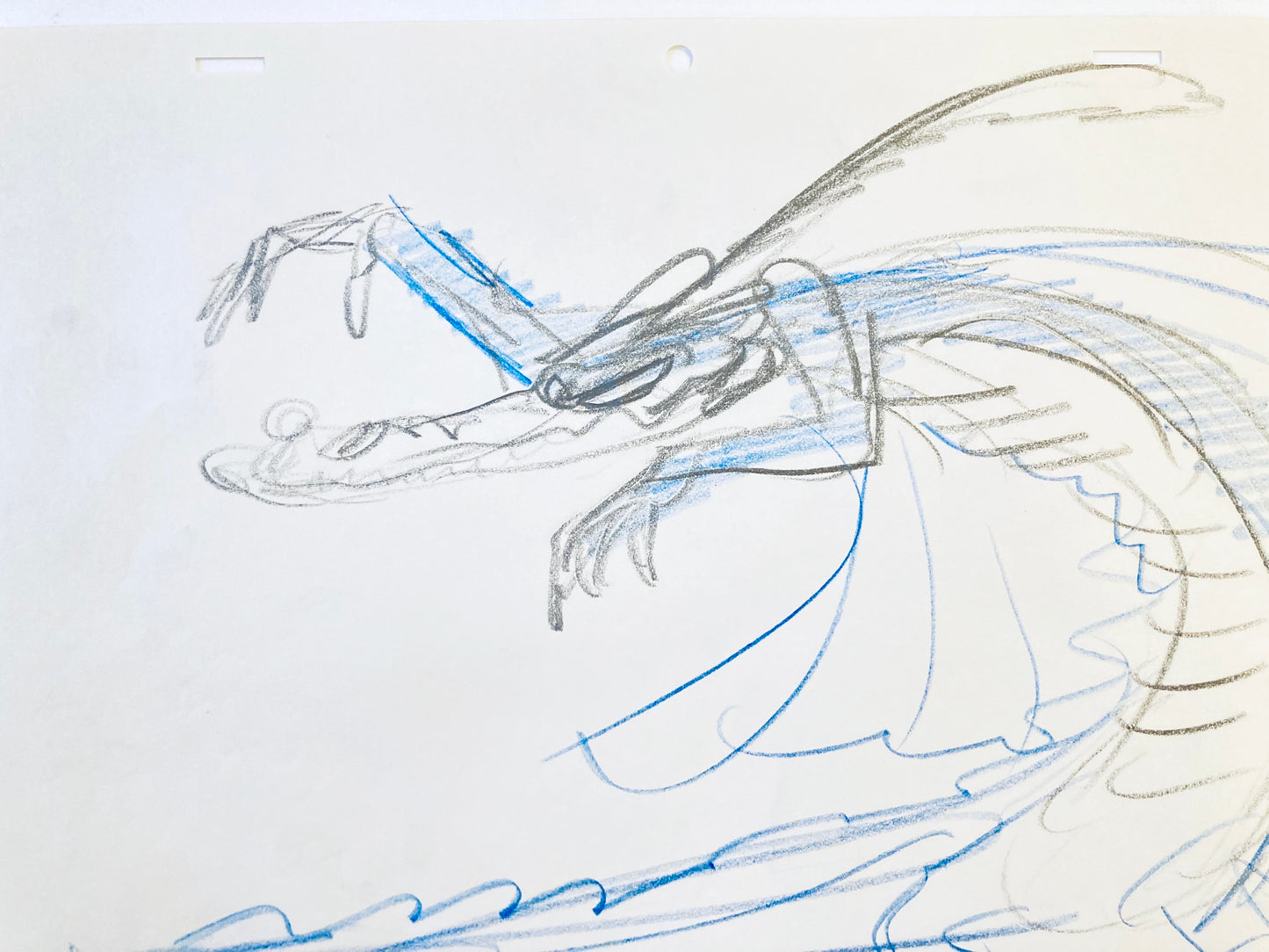 RICHARD WILLIAMS : Fantasia Original drawing by the legendary animator (1977)