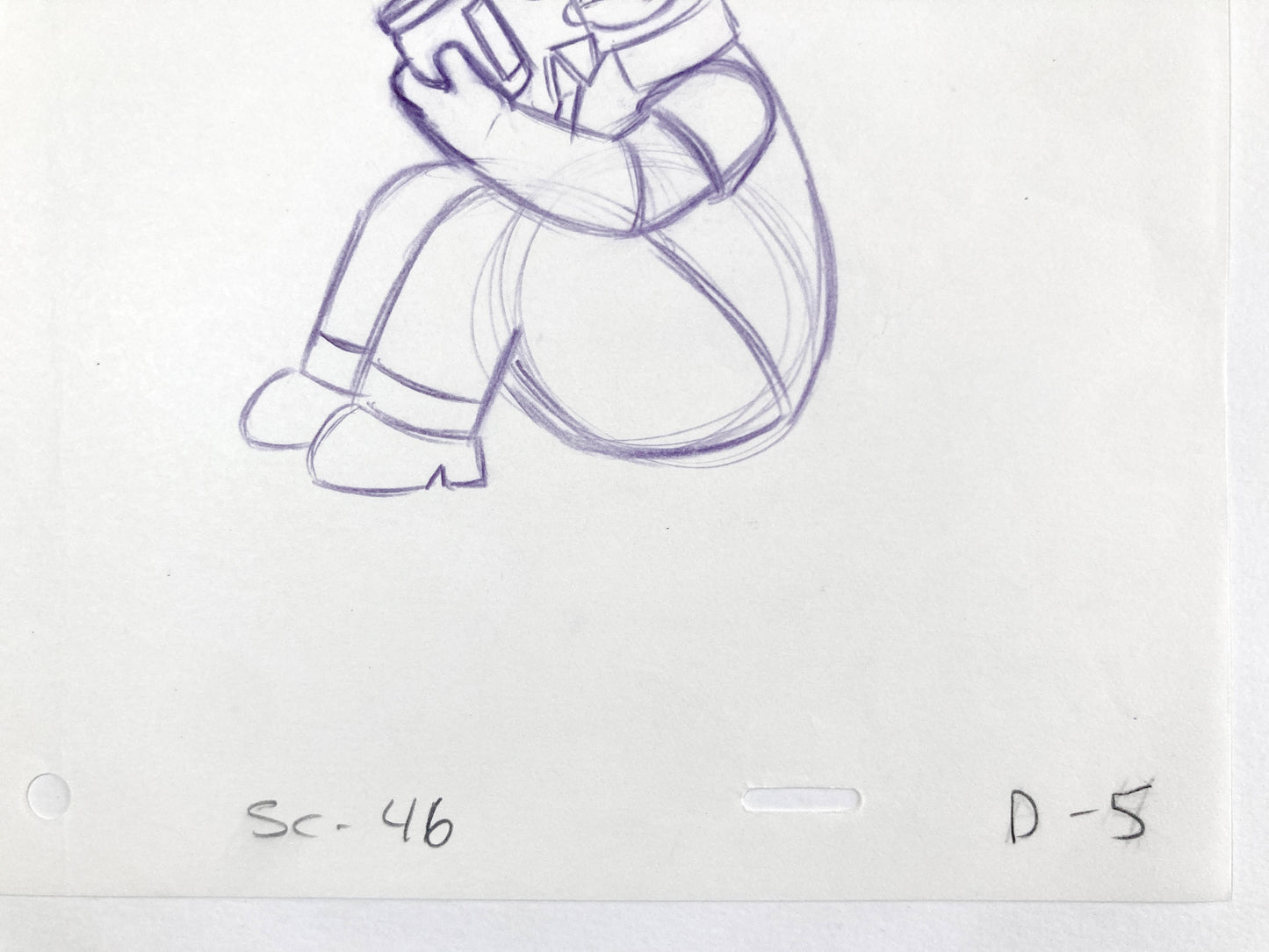 THE SIMPSONS : Original Animation Drawing of Homer Simpson (2000)