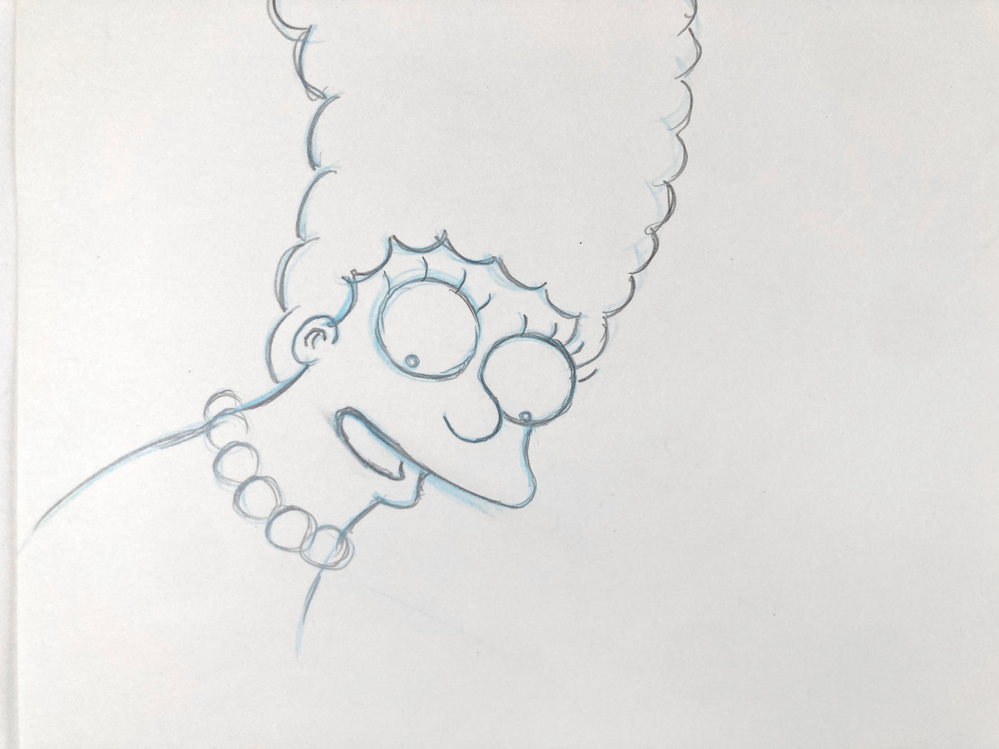 THE SIMPSONS : Original Animation Drawing of Marge Simpson (2000's)