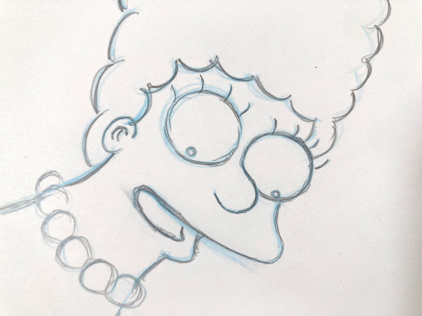 THE SIMPSONS : Original Animation Drawing of Marge Simpson (2000's)