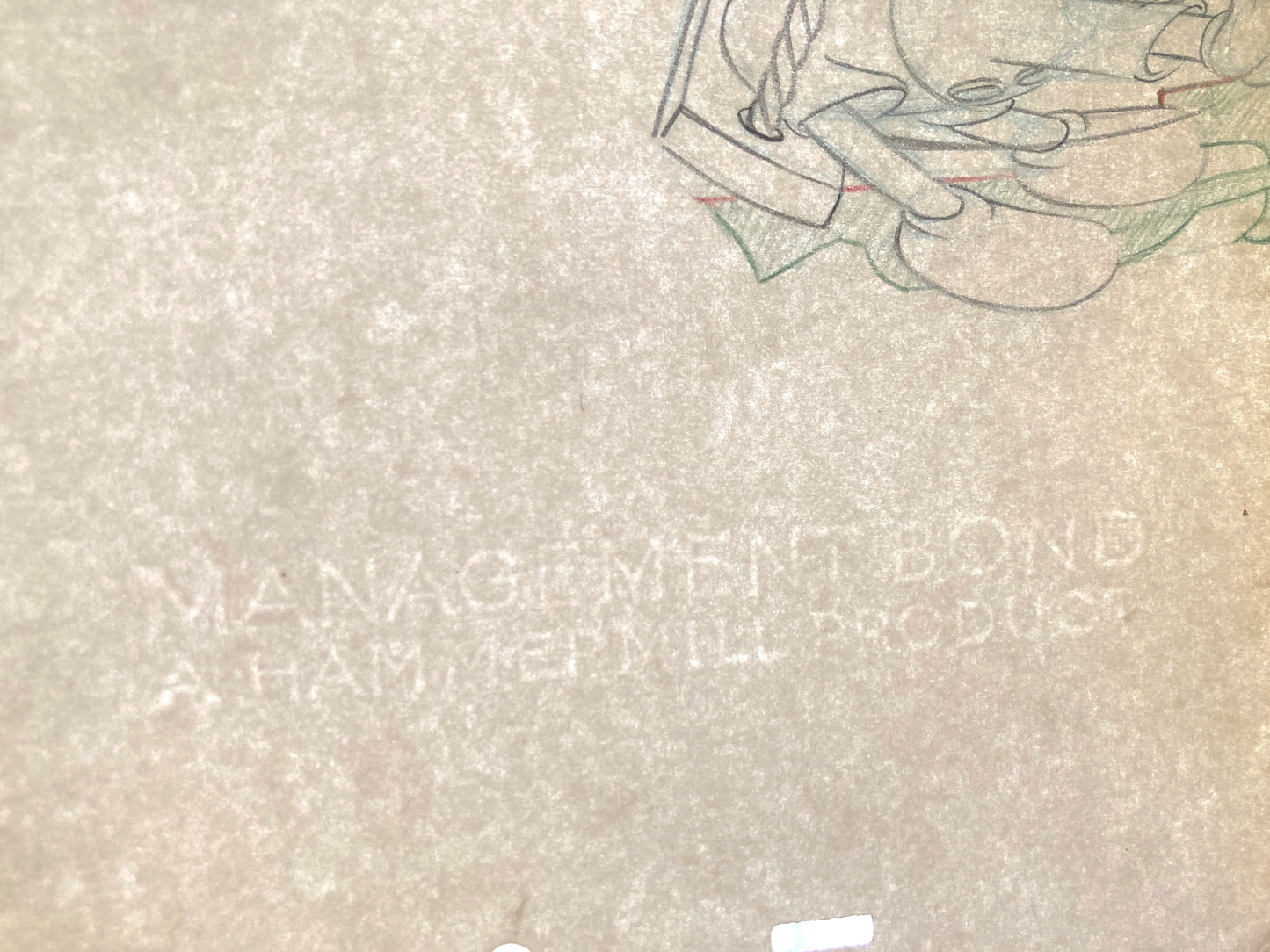 MICKEY MOUSE : Original Pan Animation Drawing (Walt Disney, 1940)