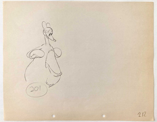 MICKEY KANGAROO : Original Animation Drawing (Walt Disney, 1935)