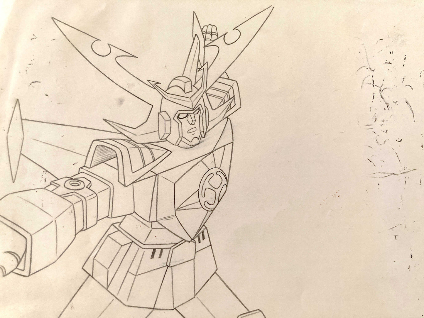 MECHA : Saikyou Robot Daioja - Original Animation Drawing (1981)