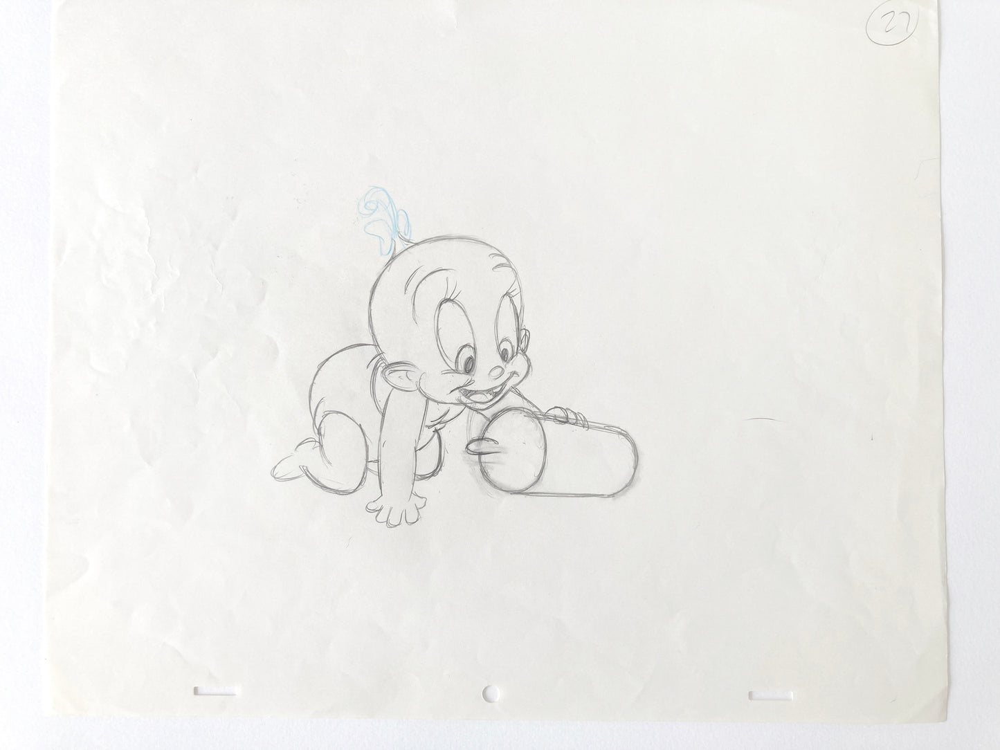 WHO FRAMED ROGER RABBIT : Original animation drawing (Walt Disney/Amblin, 1989)