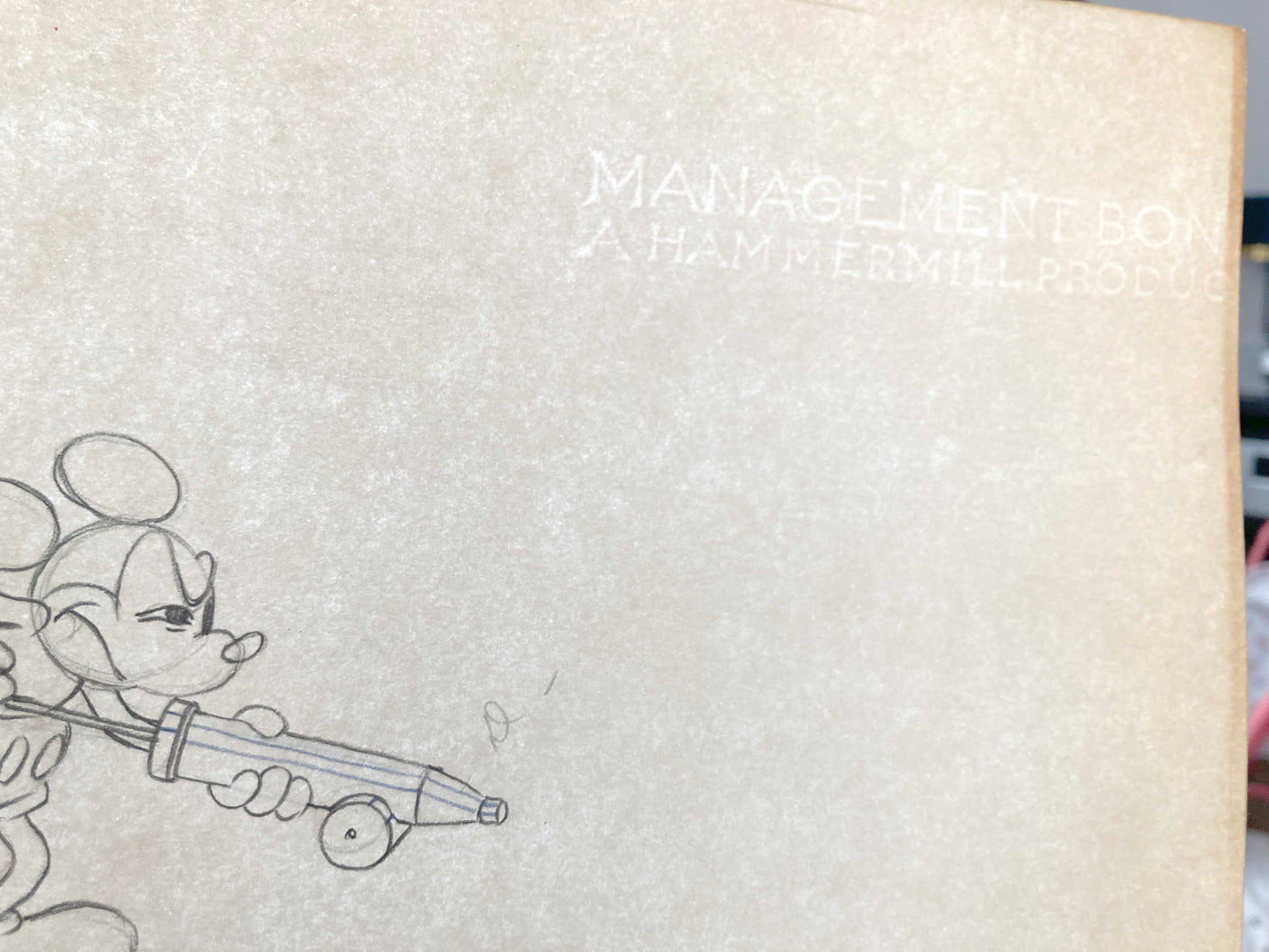 MICKEY MOUSE : Original Animation Drawing (Walt Disney, 1935)