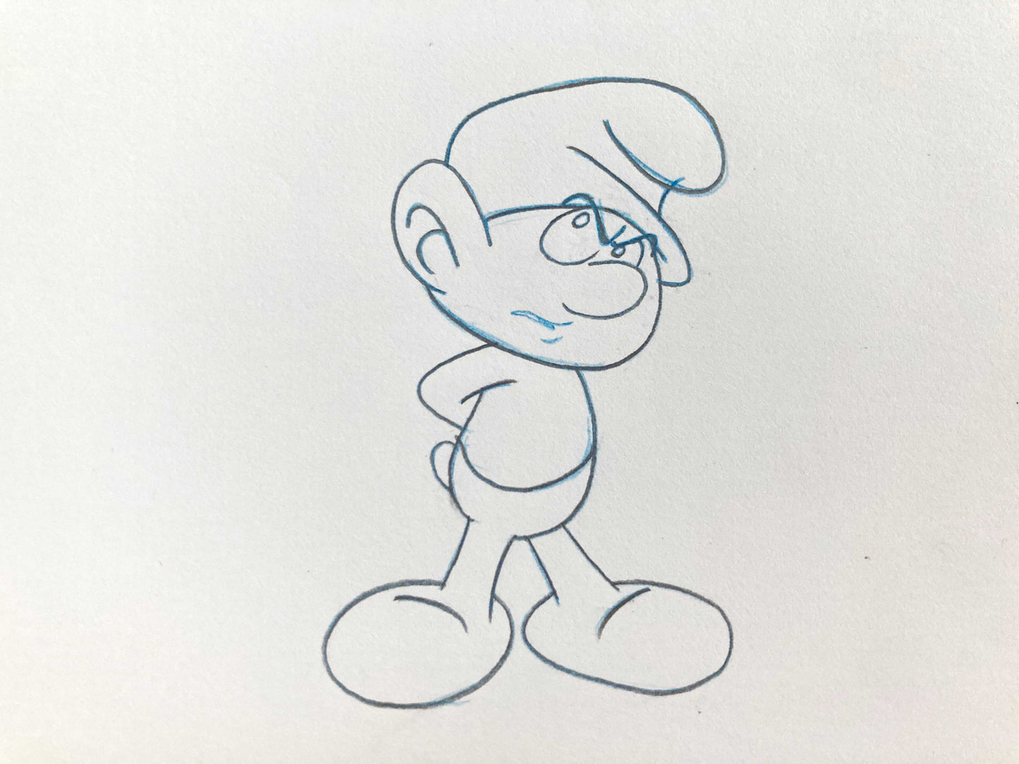 SMURFS : Original animation drawing (1981)