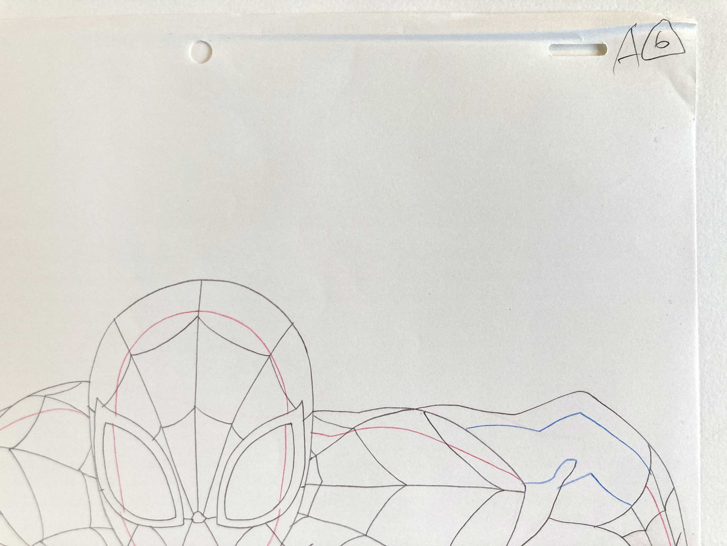 ULTIMATE SPIDER-MAN : Disegno originale della serie animata