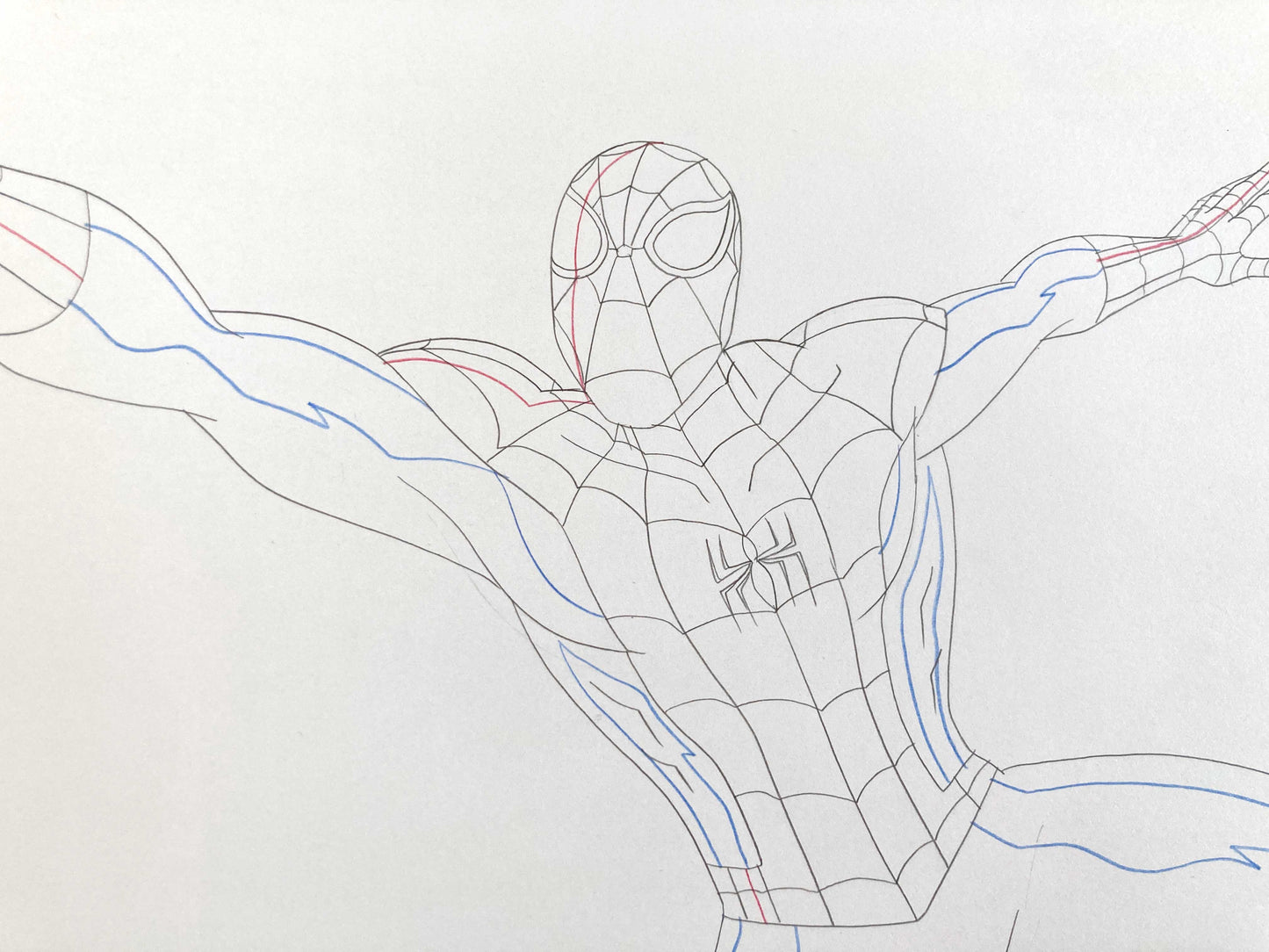 ULTIMATE SPIDER-MAN : Originale Zeichnung aus der Animationsserie