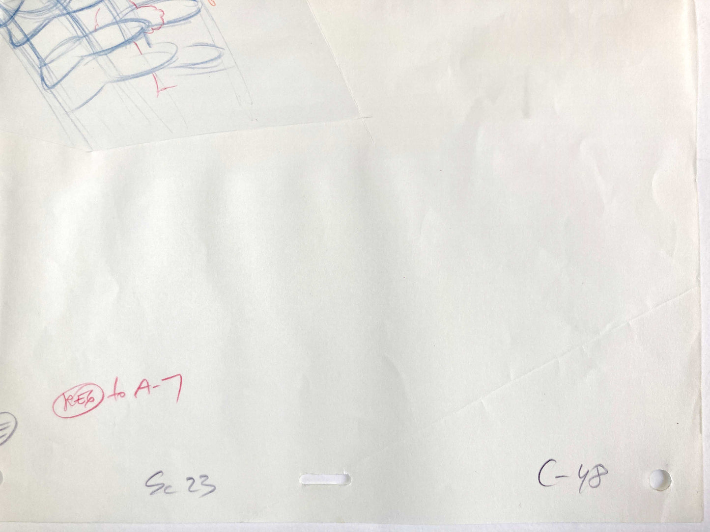 THE SIMPSONS : Original Animation Drawing of Krusty the Clown (2008)