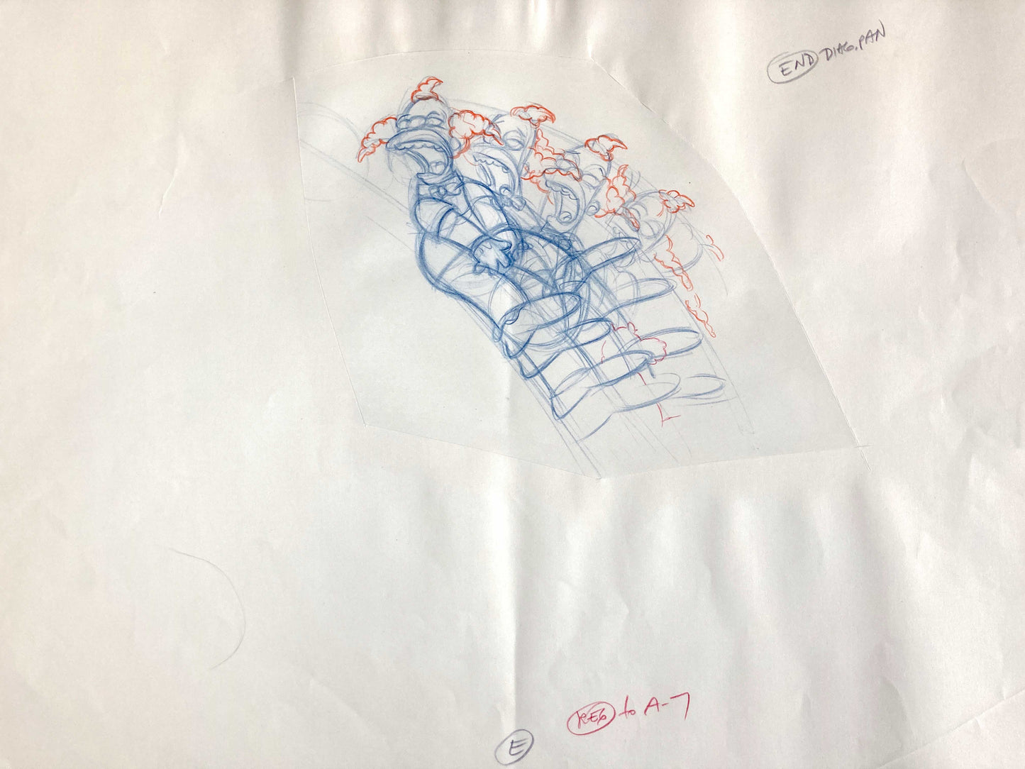 THE SIMPSONS : Original Animation Drawing of Krusty the Clown (2008)