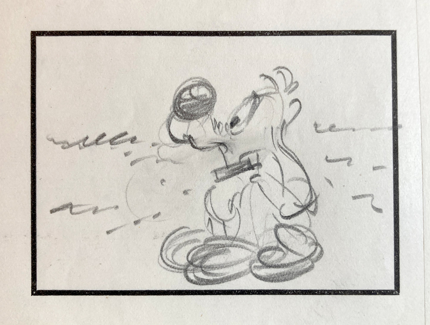BOULE & BILL (1975) : Disegno originale dello storyboard di Jean Roba