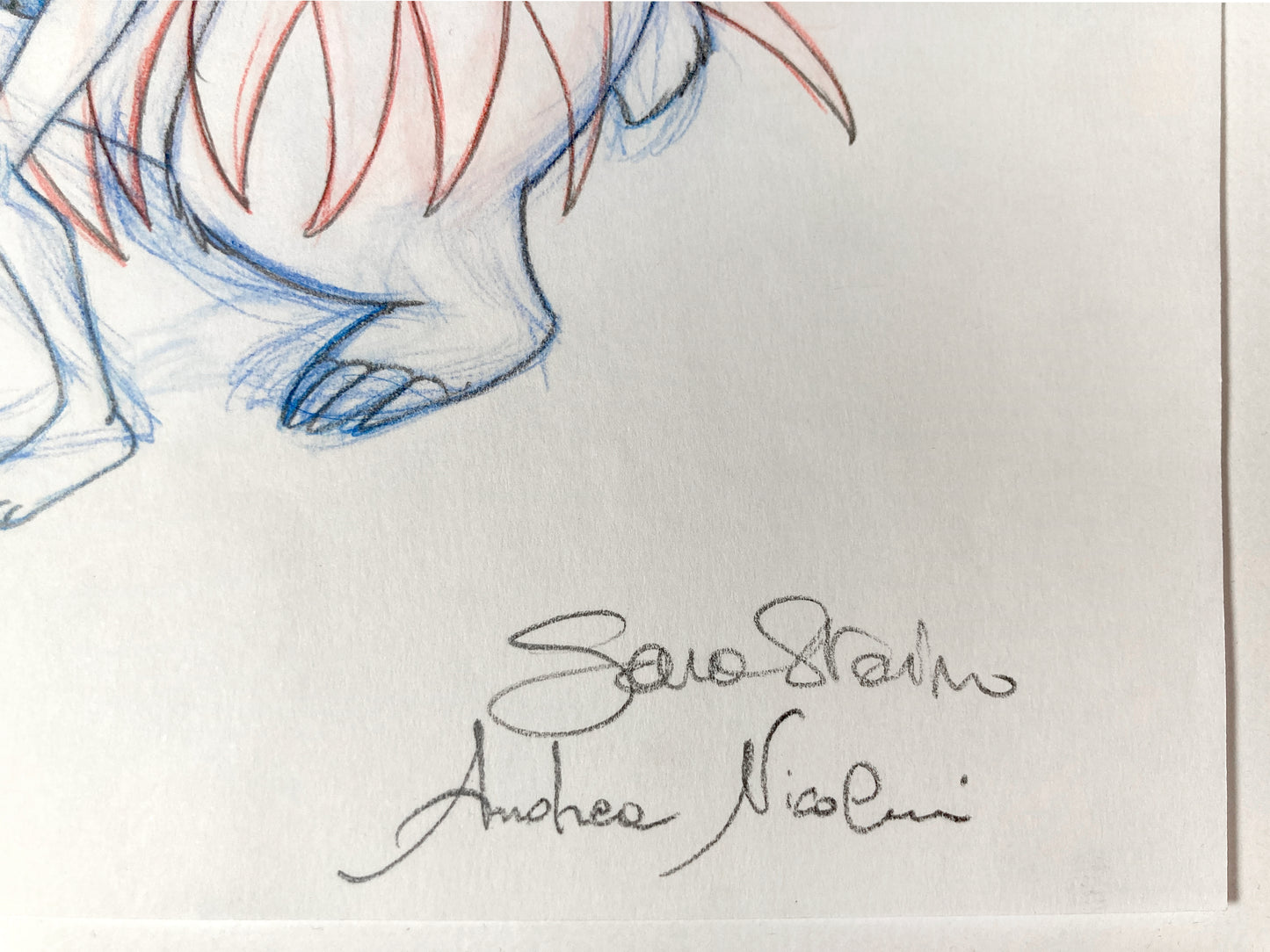 JUNGLE BOOK : Original Drawing for Disney Magazine – Unique Signed Artwork