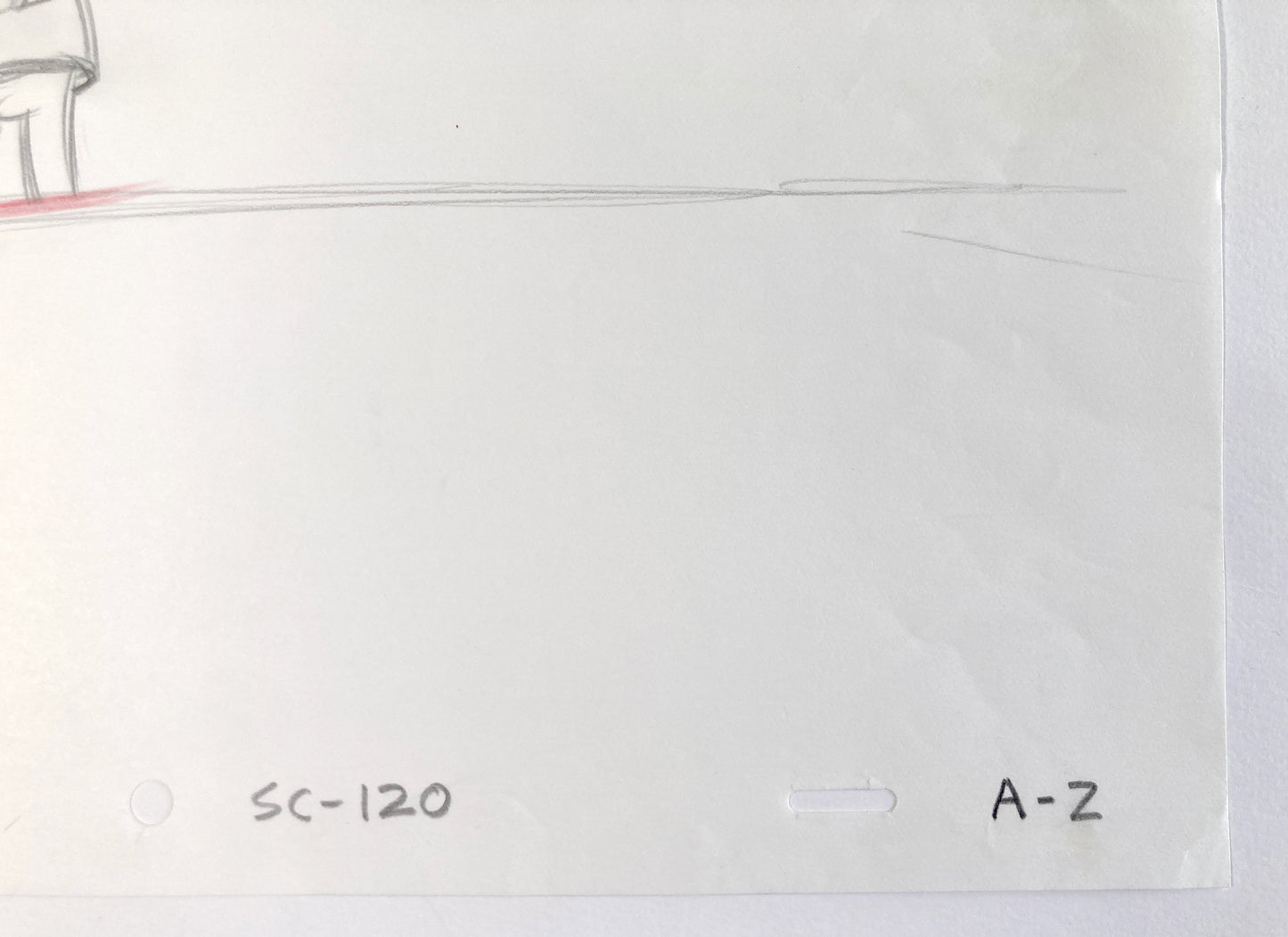 THE SIMPSONS : Original Animation Drawing of Mr. Burns