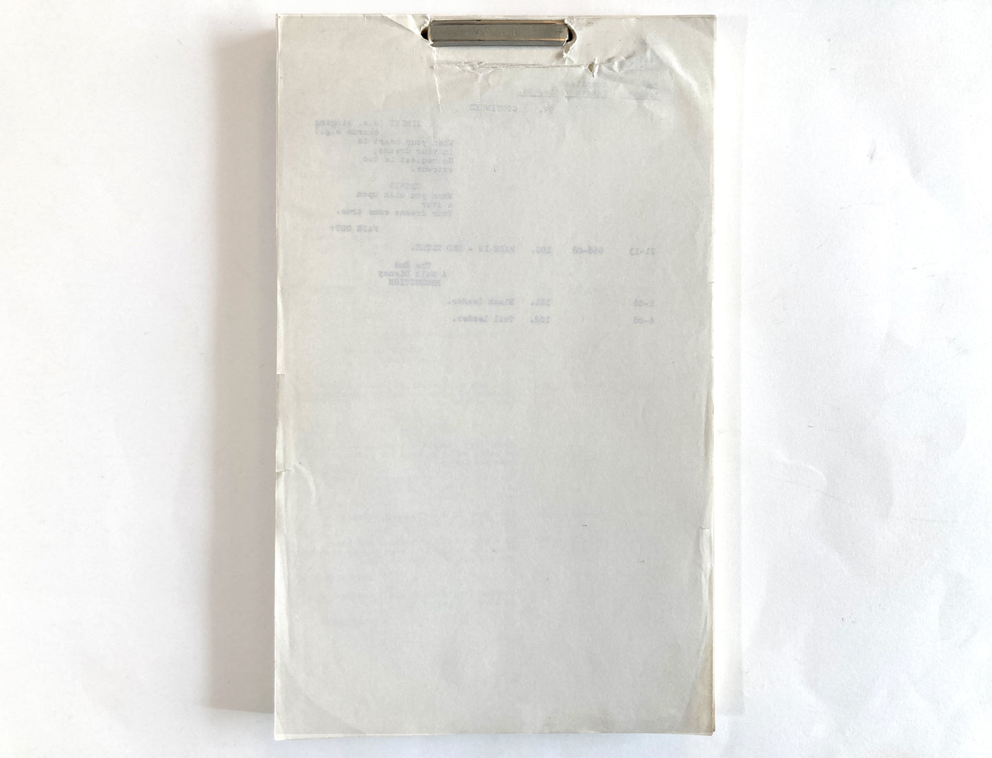 PINOCCHIO : Original 1940 Script from Walt Disney Archives
