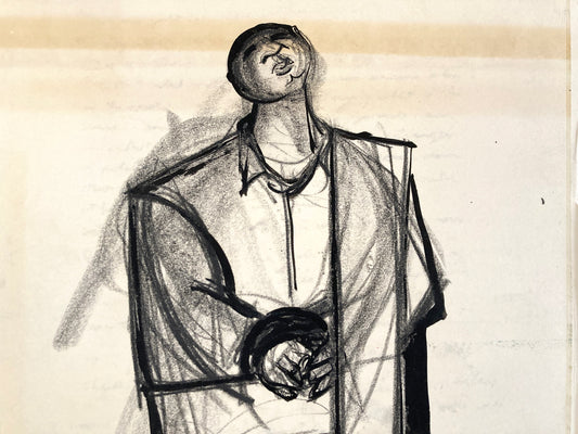 Original Artwork by the Disney Legend, Walt Peregoy - Graphite and Ink (1960s)