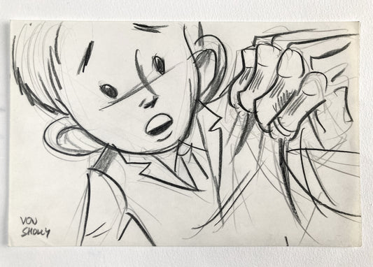 James and the Giant Peach Signed Original Storyboard Drawing (Walt Disney, 1996). For sale on FLIP Gallery