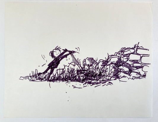 James and the Giant Peach - Original Production Used Storyboard Drawing (Walt Disney, 1996). For sale on FLIP Gallery