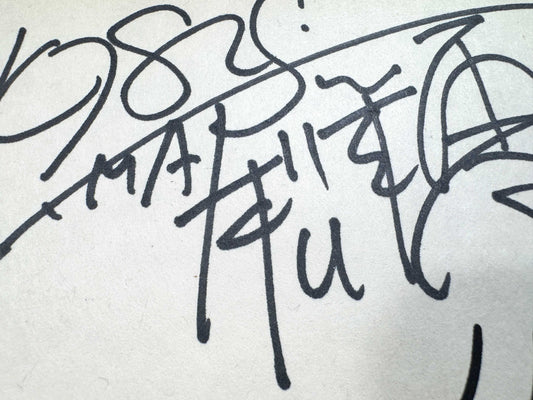 Leiji Matsumoto Signed Shikishi Board “My Youth in Arcadia” Captain Harlock / Albator (1982). For sale on FLIP Gallery