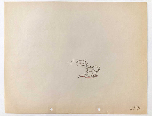 Original Animation Drawing of MICKEY'S KANGAROO from 1935. For sale on FLIP Gallery