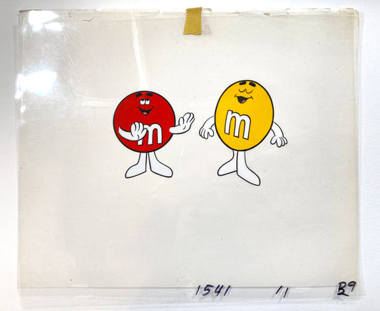 M&M’s : 2 Original Vintage and Rare M&M’s Advertising Cels (1970s). For sale on FLIP Gallery