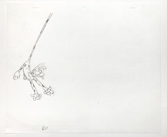Marsupilami Original Animation Production Art Drawing (1993). For sale on FLIP Gallery