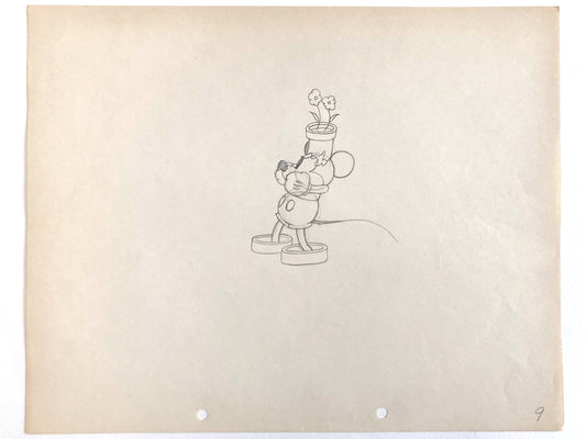 The Wayward Canary - Mickey Mouse Original Production Used Animation Drawing (Walt Disney, 1932). For sale on FLIP Gallery
