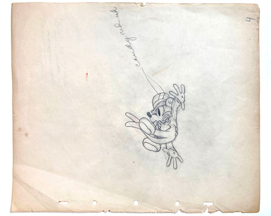 Mickey's Circus Mickey Mouse Original Animation Drawing (Walt Disney, 1936). For sale on FLIP Gallery