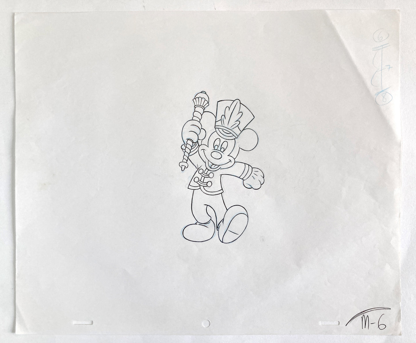 Original Animation Art of Mickey Mouse Tv Commercial