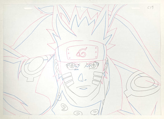 Naruto Shippuden : Original Production Used Animation Drawing from the serie. For sale on FLIP Gallery