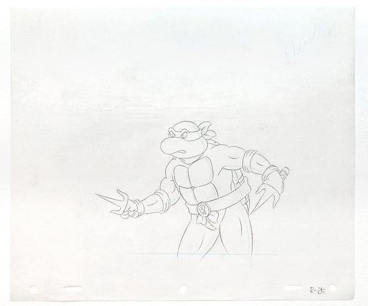 Teenage Mutant Ninja Turtles : Donatello Original Animation Drawing – Murakami-Wolf-Swenson (1987–1989). For sale on FLIP Gallery