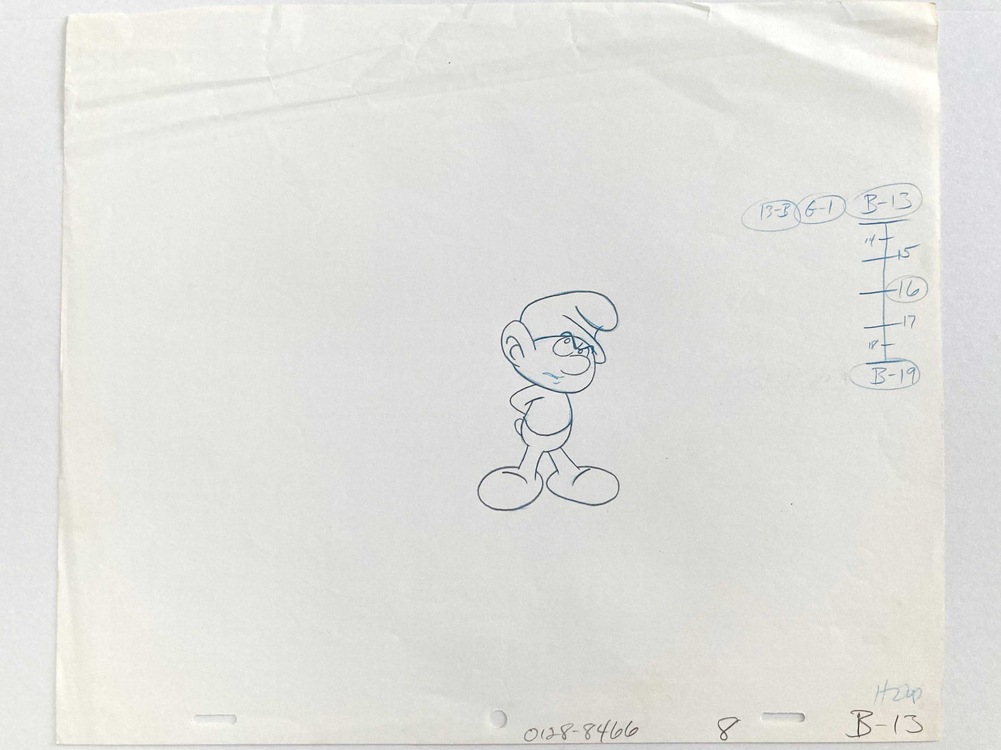 The Smurfs Original Production Animation Art