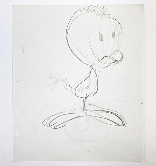 Drawing of the legendary animator Richard Williams (1933-2019). For sale on FLIP Gallery