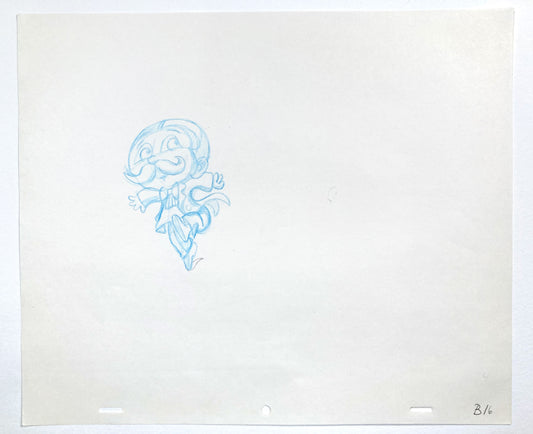 PRINGLES Original Vintage Commercial Animation Art Drawing (1970s). For sale on FLIP Gallery