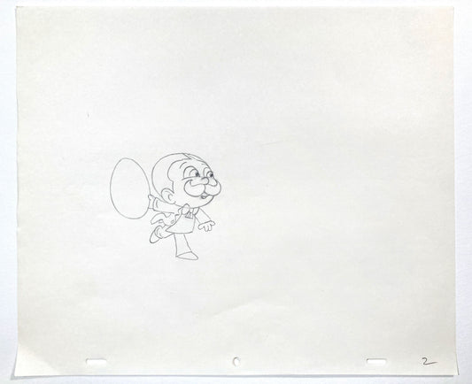 PRINGLES Original Vintage Commercial Animation Art Drawing (1970s). For sale on FLIP Gallery
