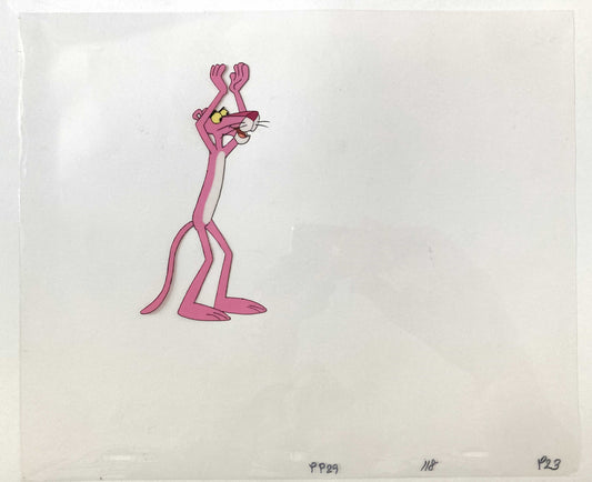 The Pink Panther - Original Production Used Animation Celluloid (From the Tv show 80s). For sale on FLIP Gallery