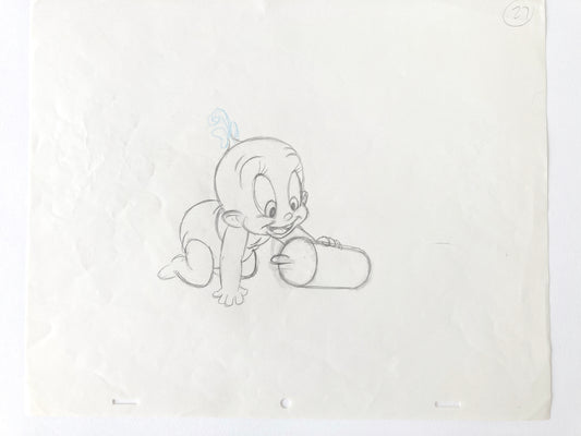 Tummy Trouble - Roger Rabbit : Baby Herman Original Production Used Animation Drawing (Walt Disney/Amblin, 1989). For sale on FLIP Gallery
