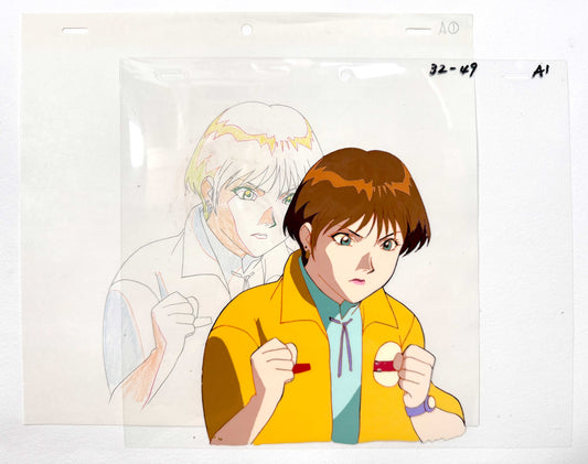 Speed Racer / Mach GoGoGo : Original Animation Art Cel and Matching Drawing (1997). For sale on FLIP Gallery